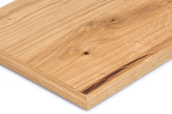 Eiche Crack furniert - Untergrund schwarz- fein gebürstet 19 mm Eiche Crack furniert - Untergrund schwarz- fein gebürstet 19 mm